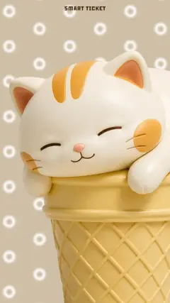Кот-мороженое